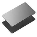 Flex build plate set for resin 3D printing: silver aluminum sheet and black magnetic base