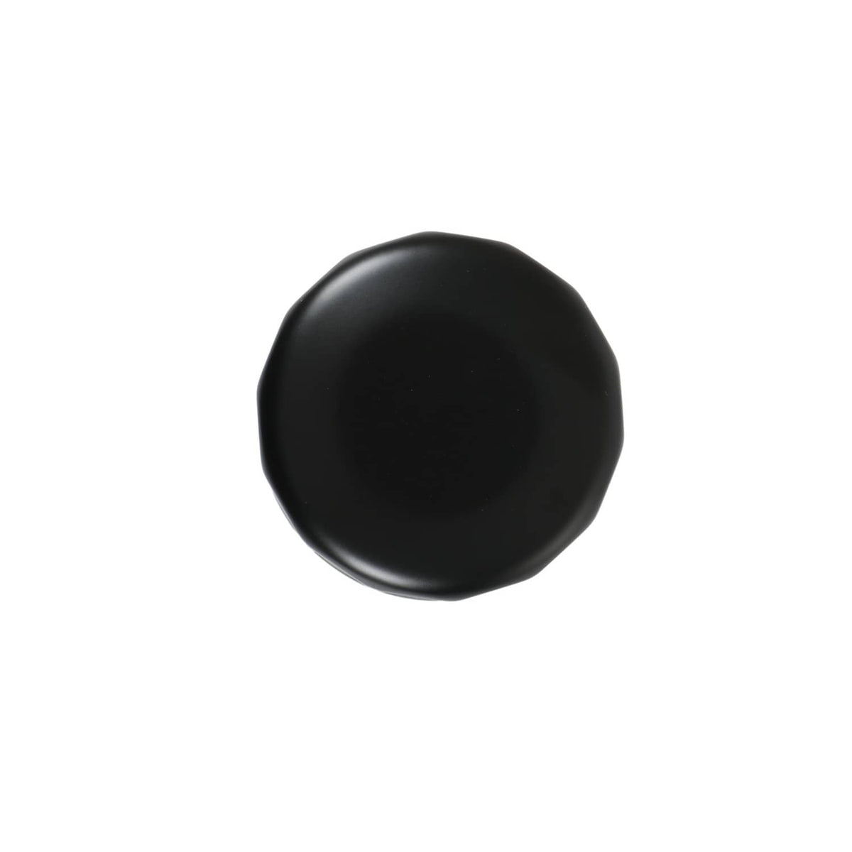 Hydraulic oil filter cap end, smooth rounded black housing