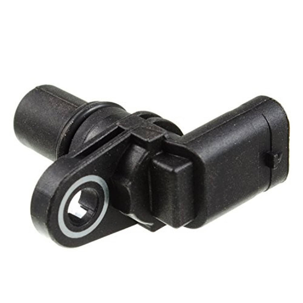 Camshaft position sensor in black plastic, showing side body and wiring connector