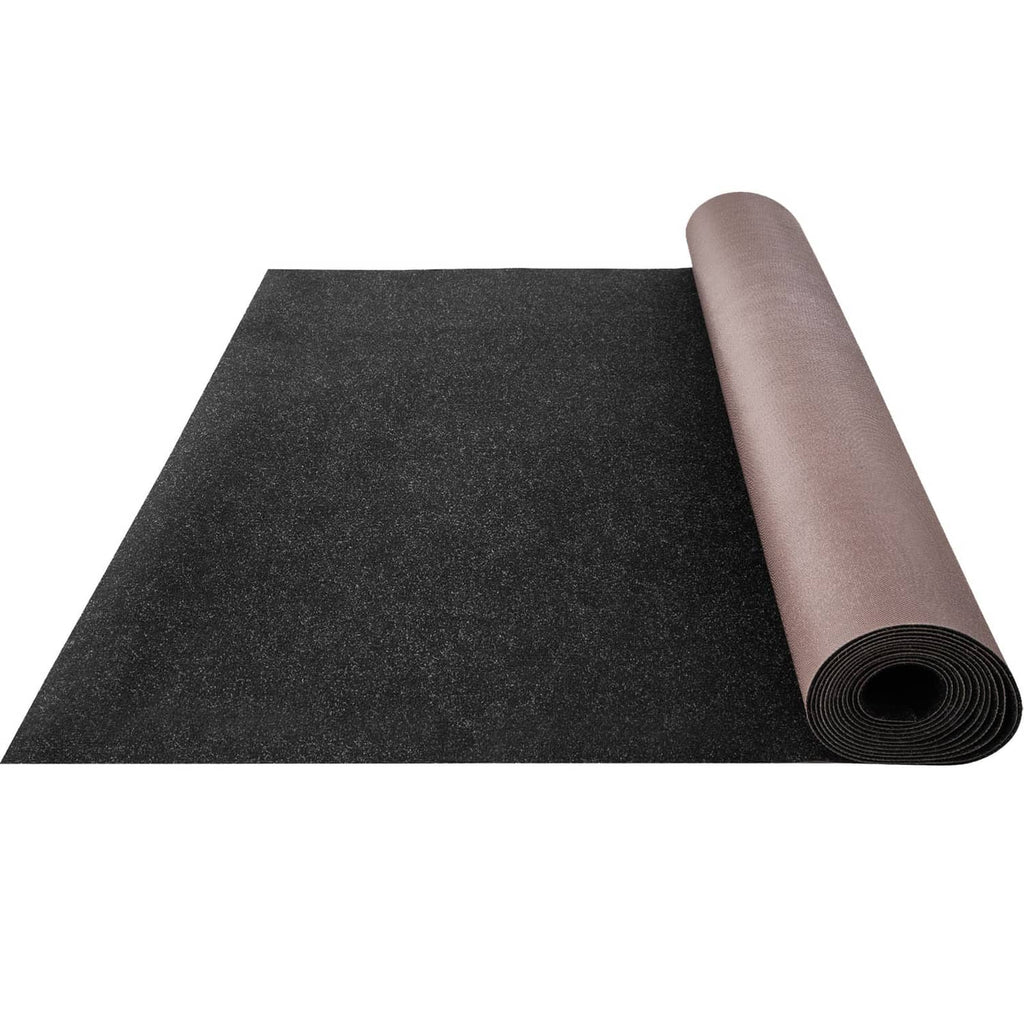 Uimoso marine cut pile carpet roll, black, cut-pile texture surface