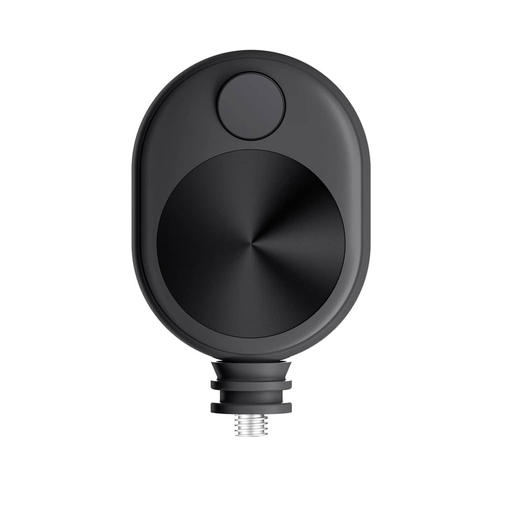 Insta360 Bullet Time cable adapter, top front with oval body and threaded base