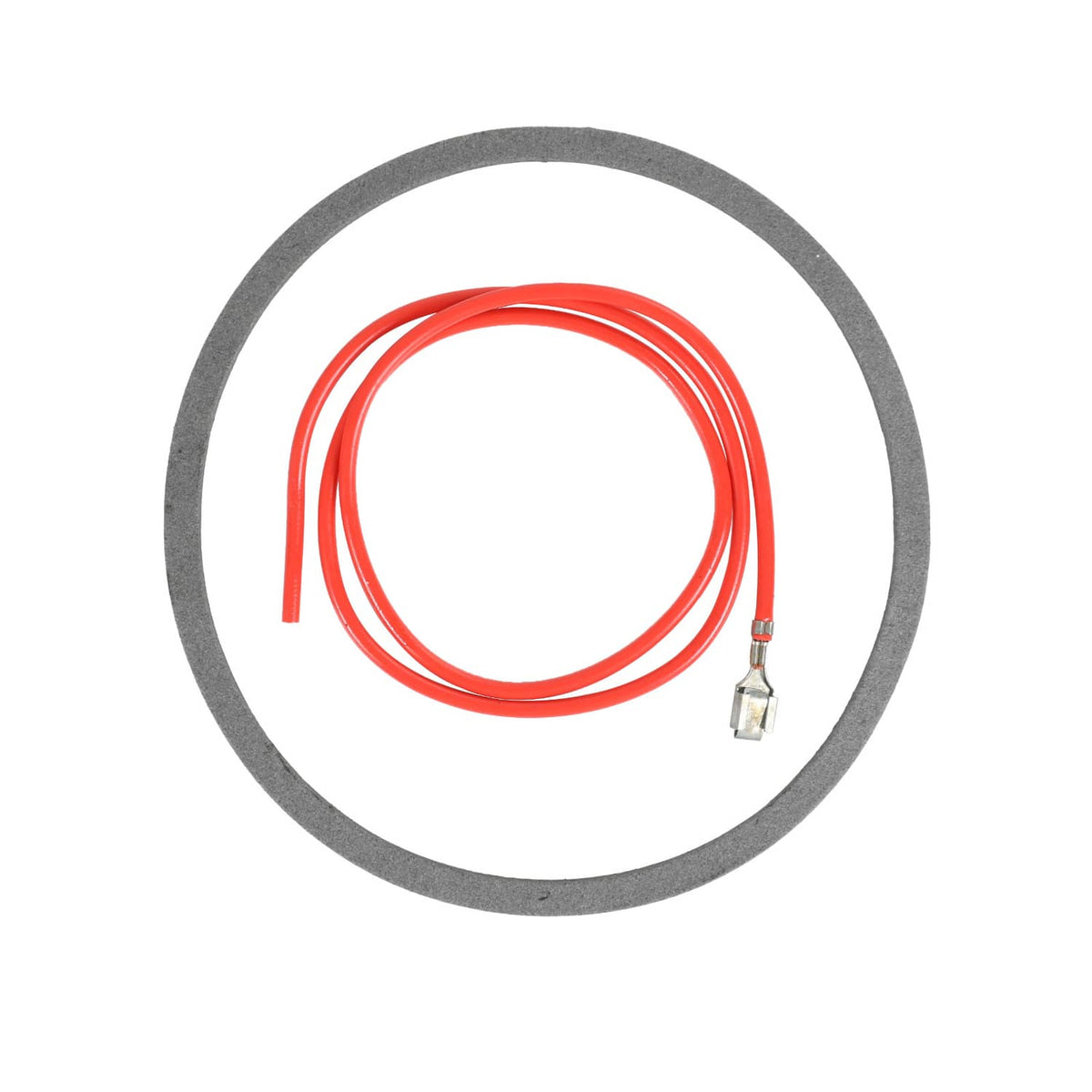 Gasket and red electric choke wire harness with connector