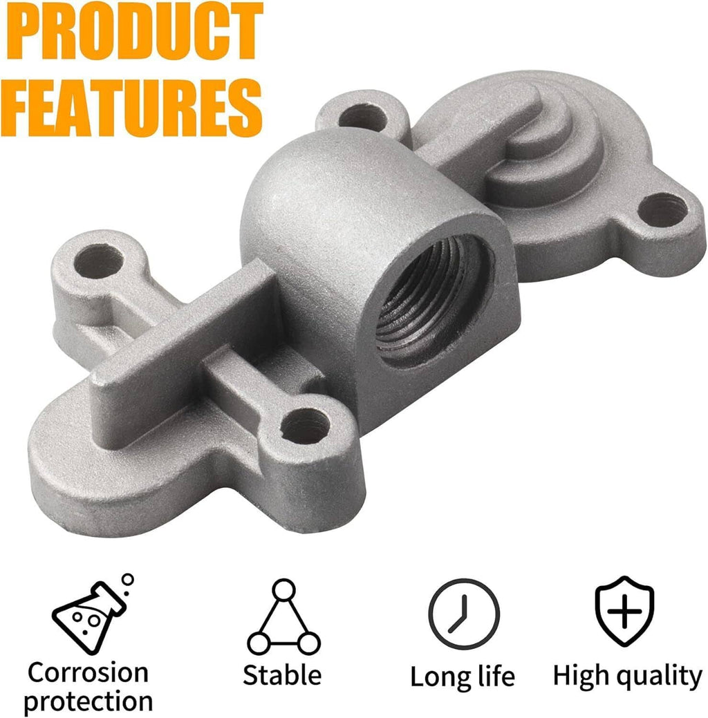 Fuel pressure regulator assembly with corrosion-protection housing and threaded inlet