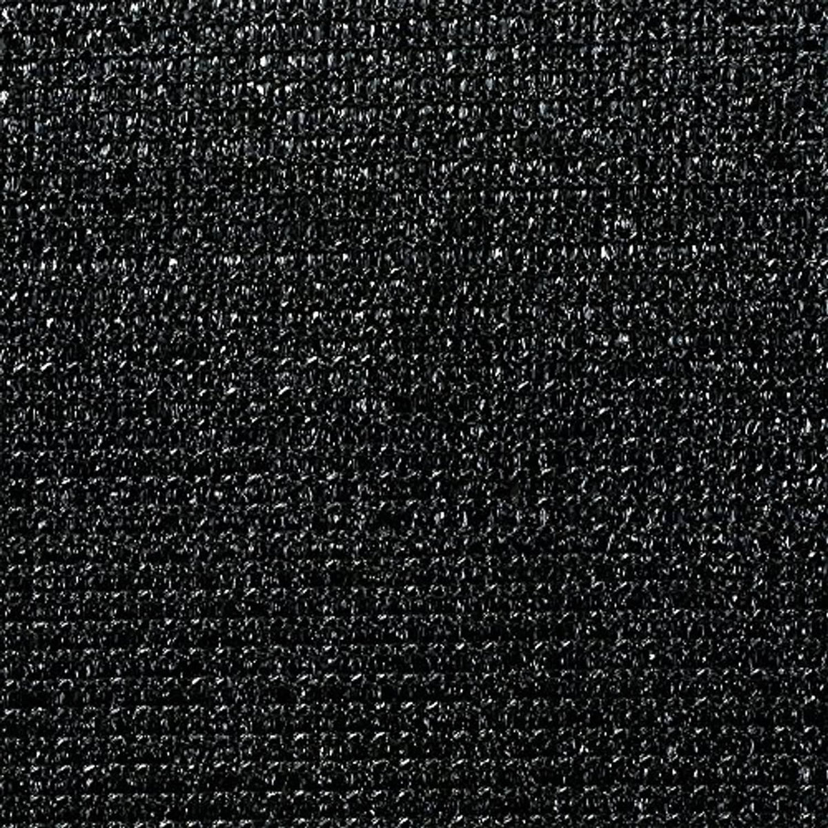 Black shade cloth mesh fabric surface with tight woven texture