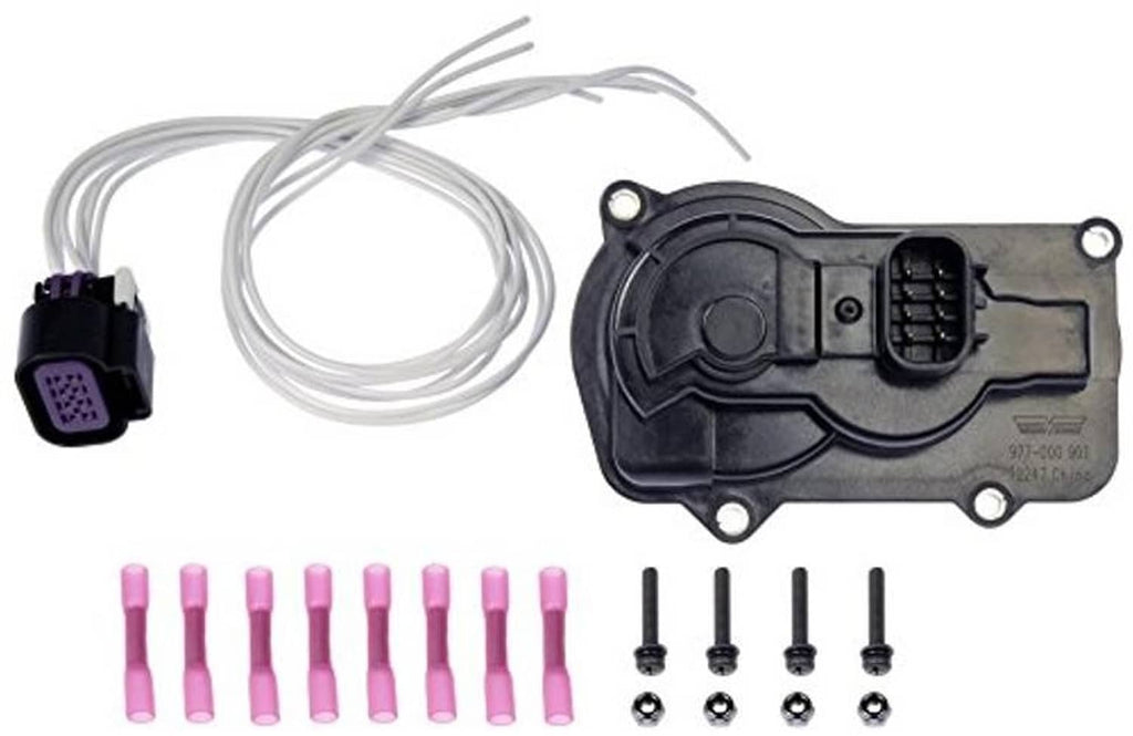 Throttle position sensor with wiring harness, screws, and pink terminal caps