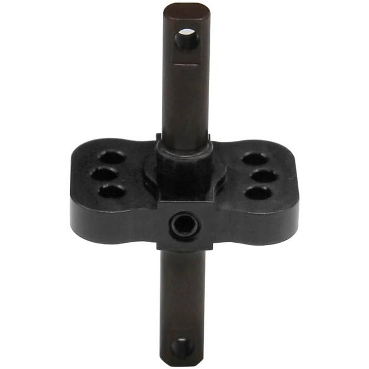 Black differential spool locker with central axle post and side mounting holes