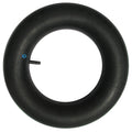 Black wheelbarrow inner tube with short metal valve stem