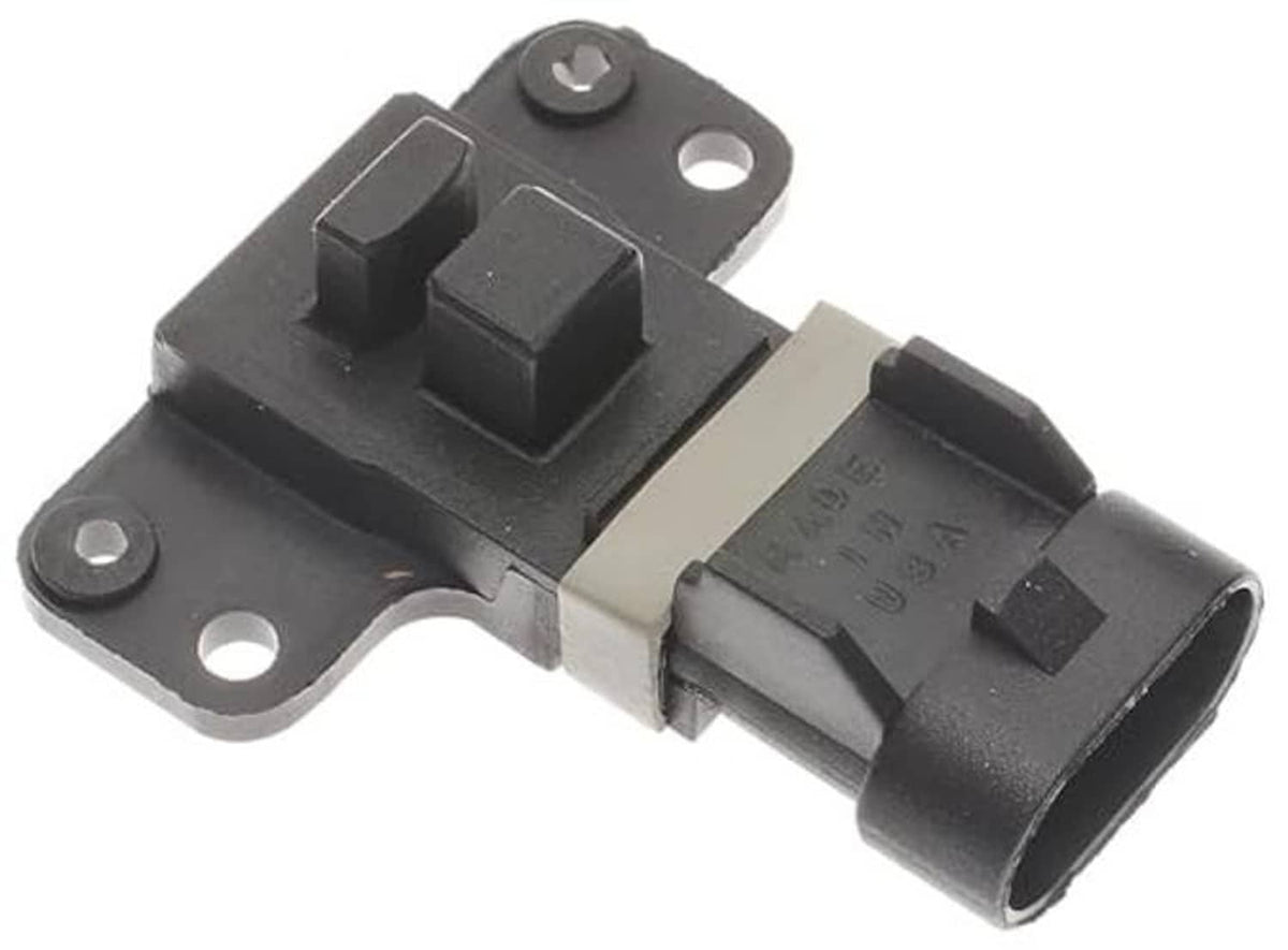 Engine camshaft position sensor, black body with plug and two mounting holes