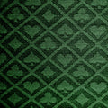Green two-tone poker table speed cloth with geometric diamond pattern, 108x60 in.