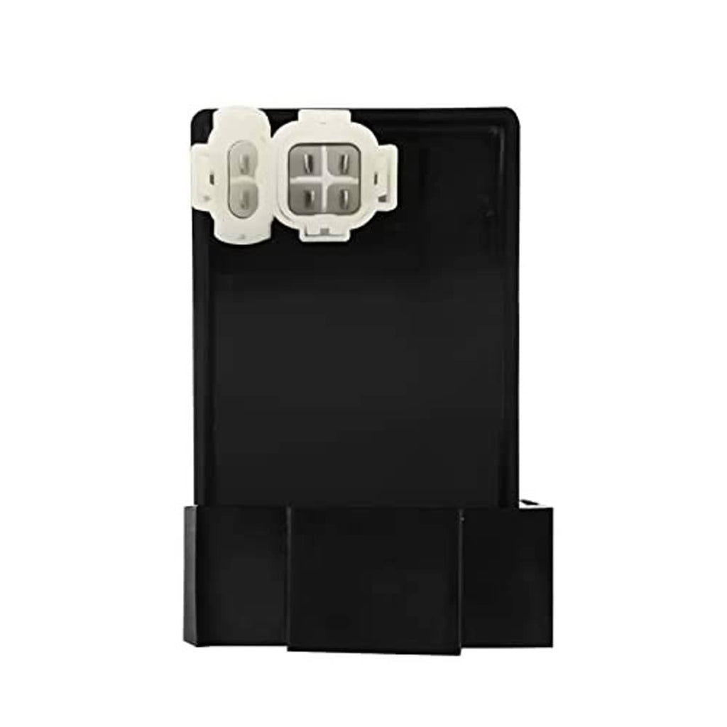 CDI ignition control module, black case with side mounting tabs and white connector