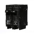 Siemens black double-pole Type QP circuit breaker, 60A, side terminals visible
