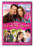 DVD case for All Of My Heart 3-movie collection with actors on the front cover