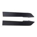 Front bumper lower grille covers, dark gray/black, two-piece set