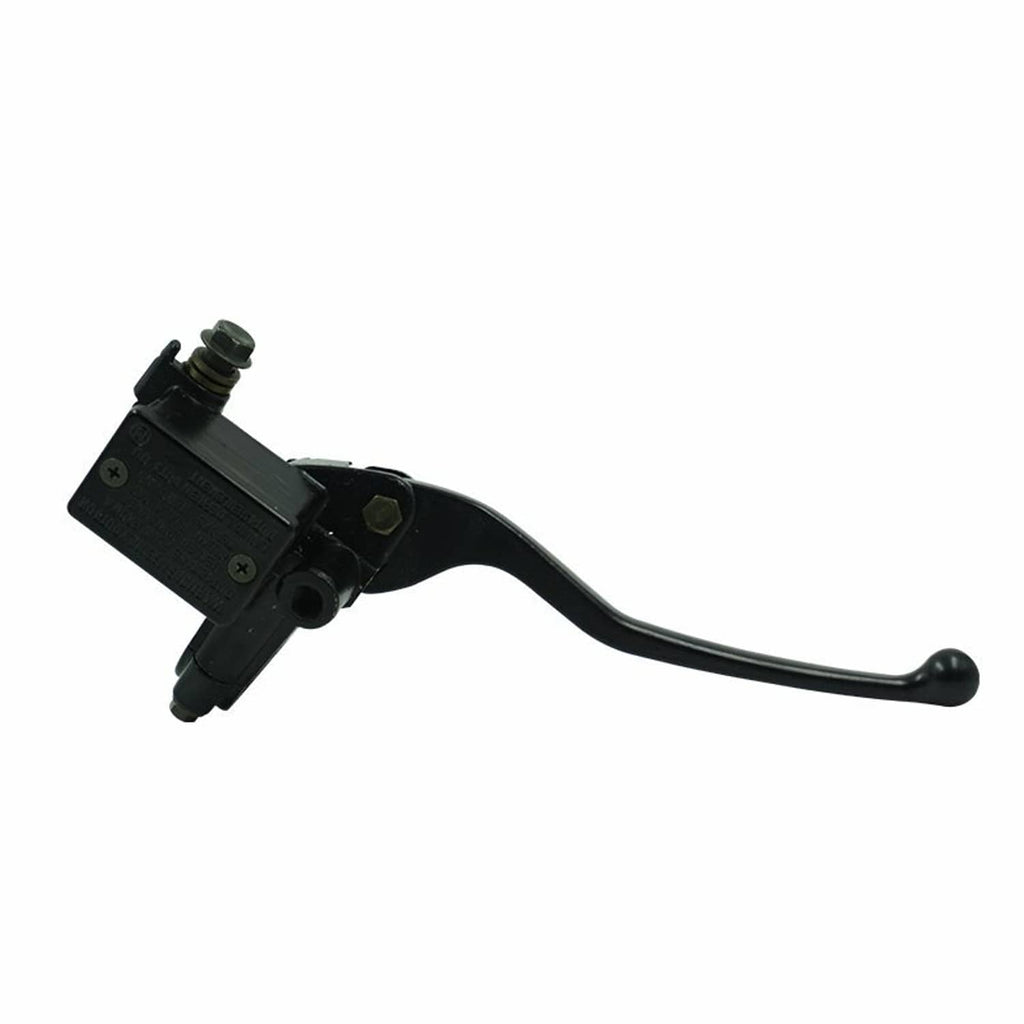 Brake master cylinder lever, black lever with reservoir and mounting bracket