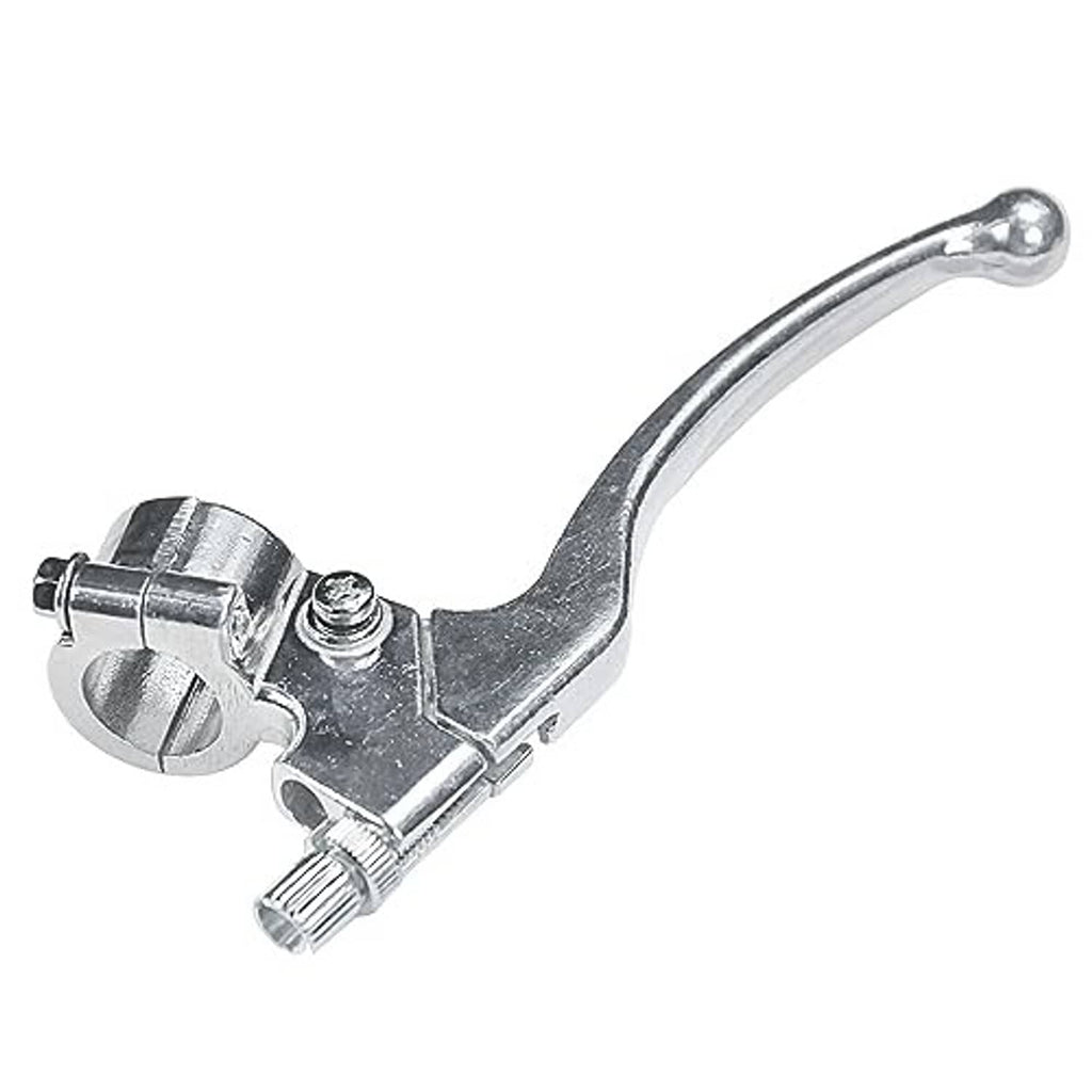 Left brake lever perch close-up showing pivot point and mounting bolts