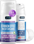 JNS balance cream bottles, 3.4 fl oz twin pack, soy isoflavone formula on label