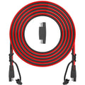 SAE-to-SAE extension cable with red wire coil and black quick-connect ends