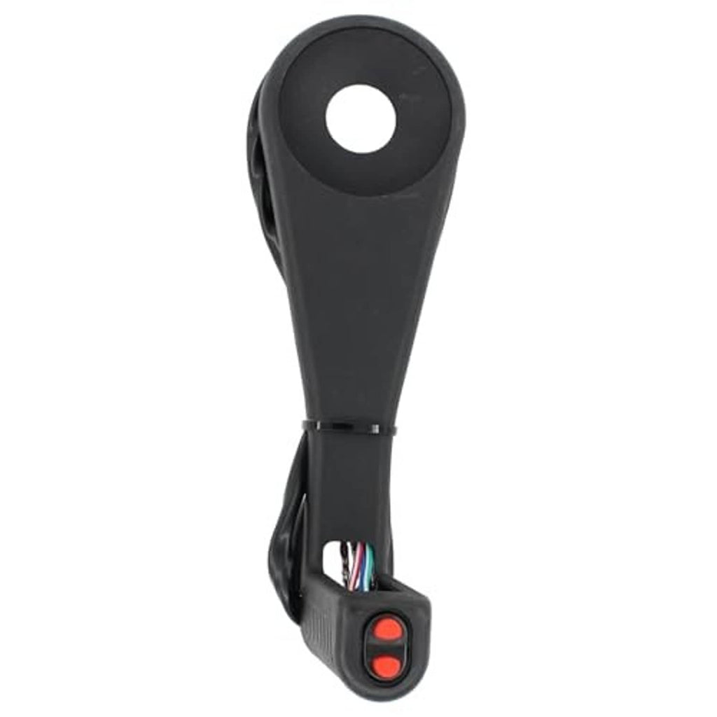Black trim tilt switch lever with red dual-button rocker and wiring lead