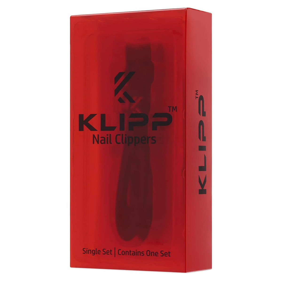 Red KLIPP nail clippers box, single set packaging