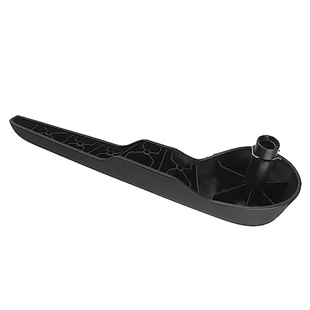 Seat recliner handle lever, dark gray, long lever with textured underside and stem