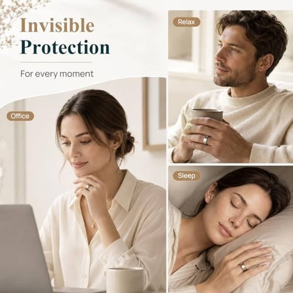 Invisible clear protective film for Oura Ring 5 for daily office and sleep wear