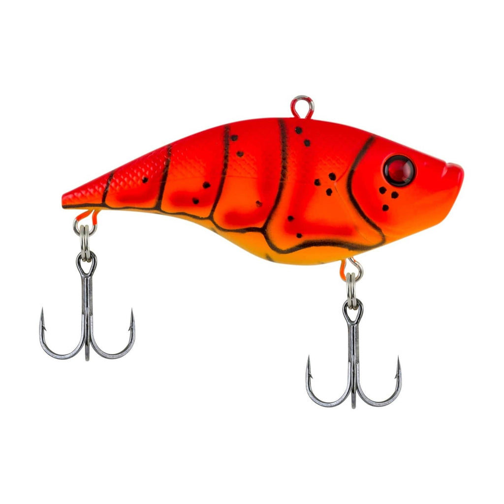 Berkley Warpig crankbait, blood-orange body, two treble hooks and top eye loop