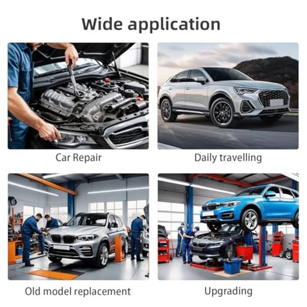 Car repair and daily driving use collage for replacement door lock cable