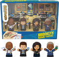 Boxed Little People figure set with four Brooklyn Nine-Nine characters, multicolor