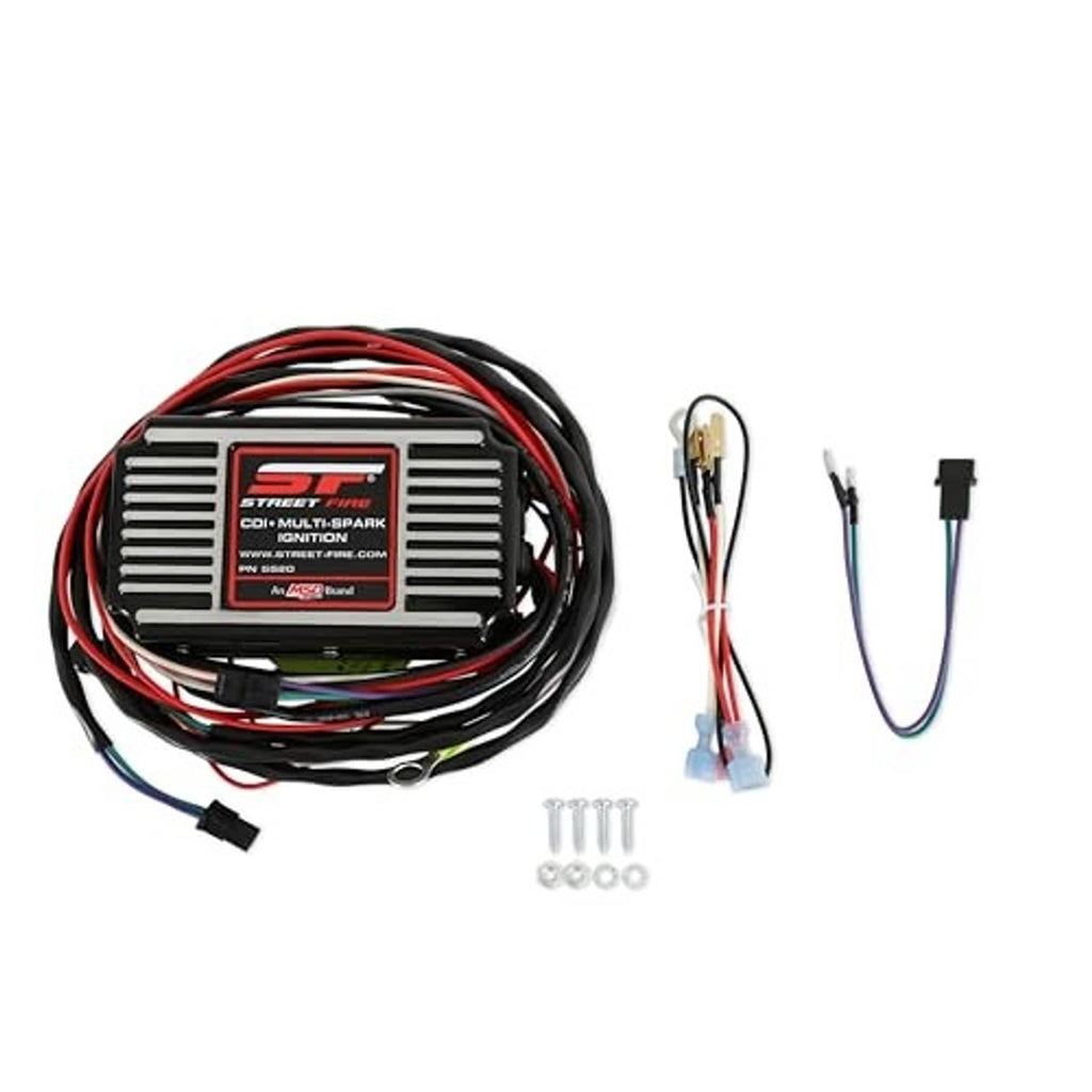 Street Fire ignition control module with multi-wire harness, connectors, and mounting hardware