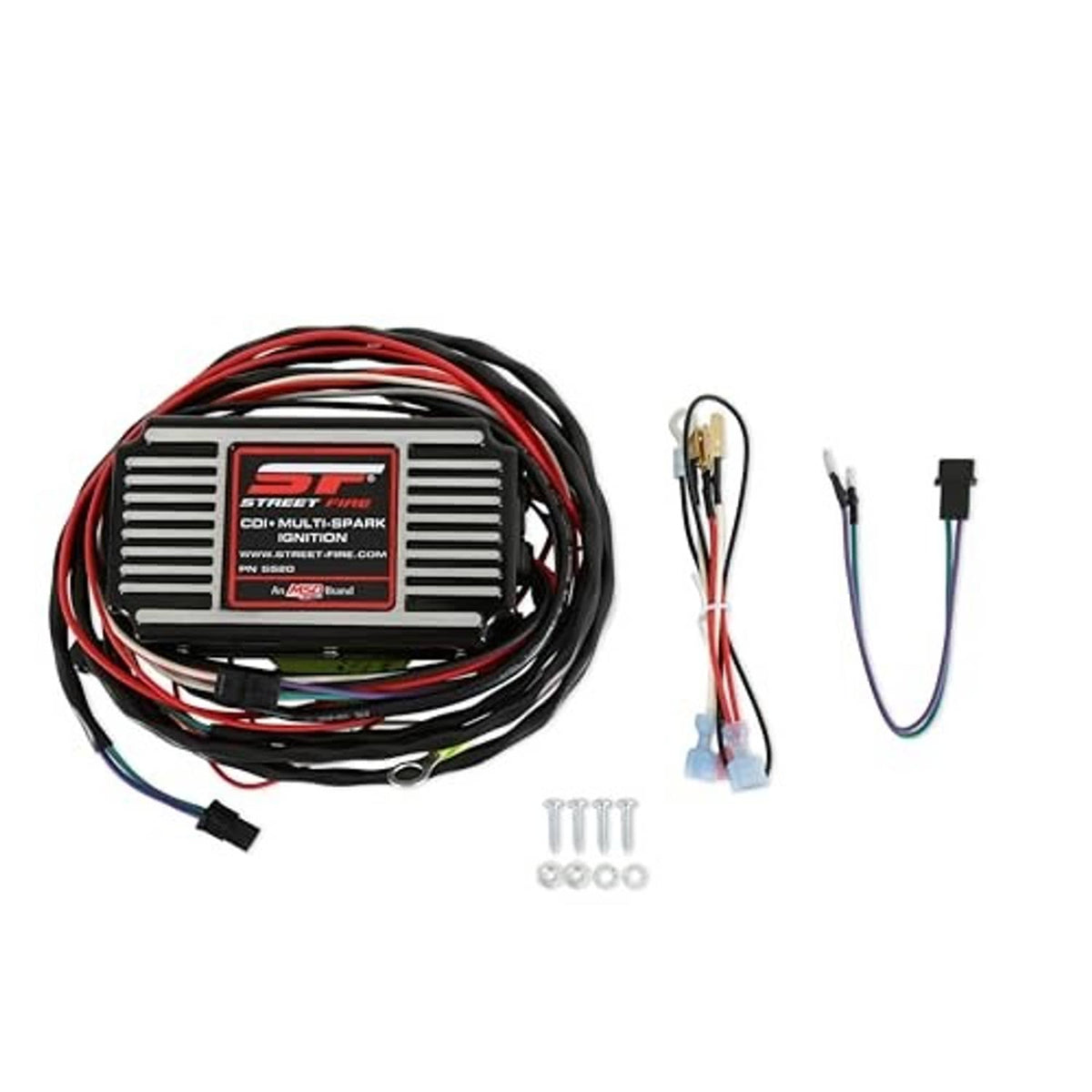 Street Fire ignition control module with multi-wire harness, connectors, and mounting hardware