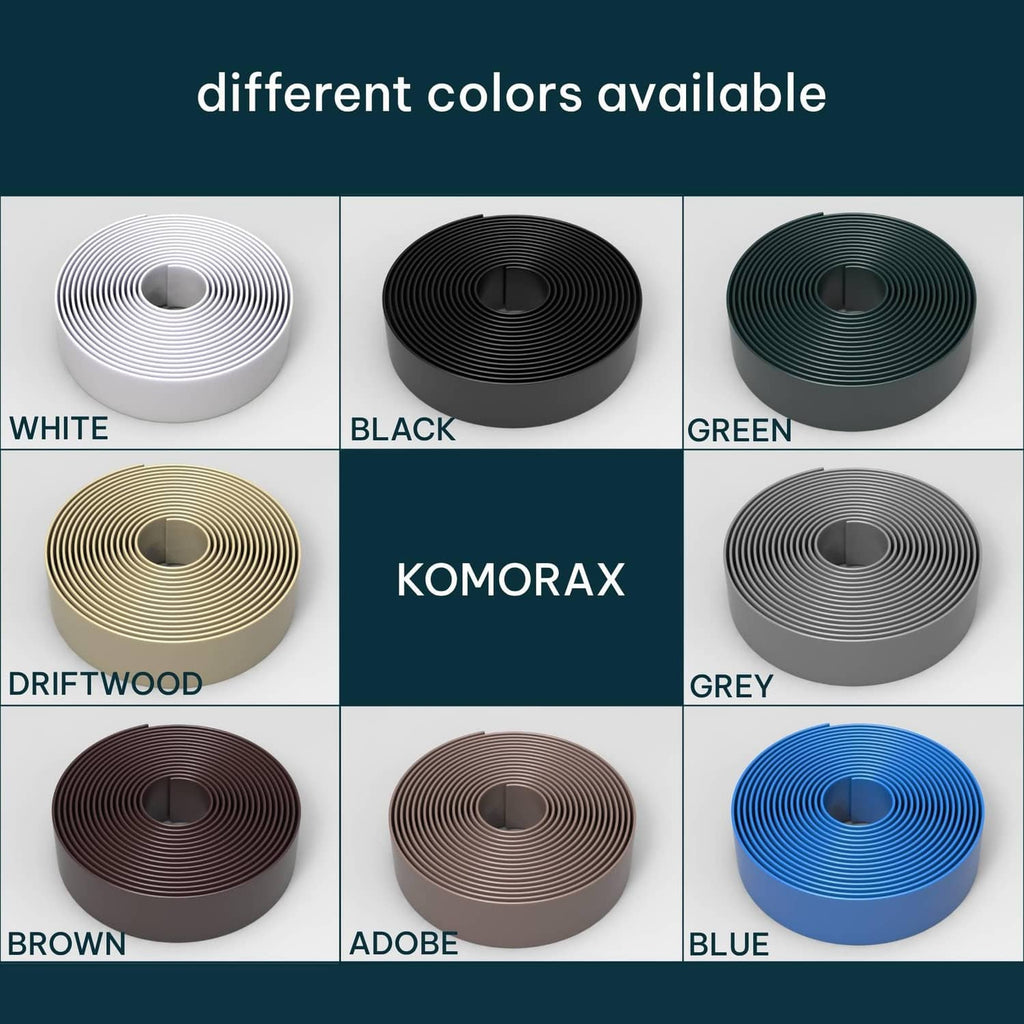 Vinyl chair strap color options grid, grey roll shown