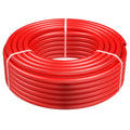 Red PEX-B tubing coil, 3/4 in, 100 ft long for potable water plumbing