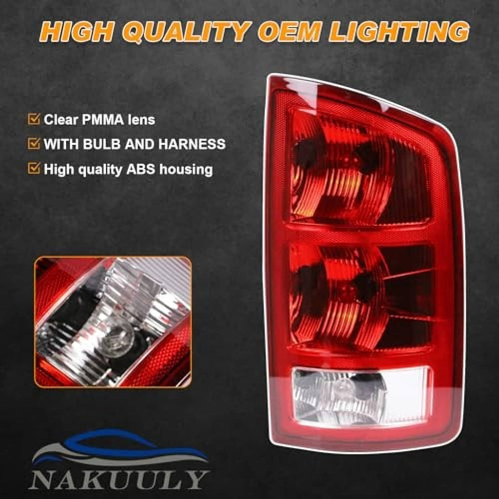 Single red rear tail light assembly with clear bottom lens and reflector details