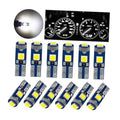 T5 LED replacement bulb with blue base and yellow LED chip, bright white light