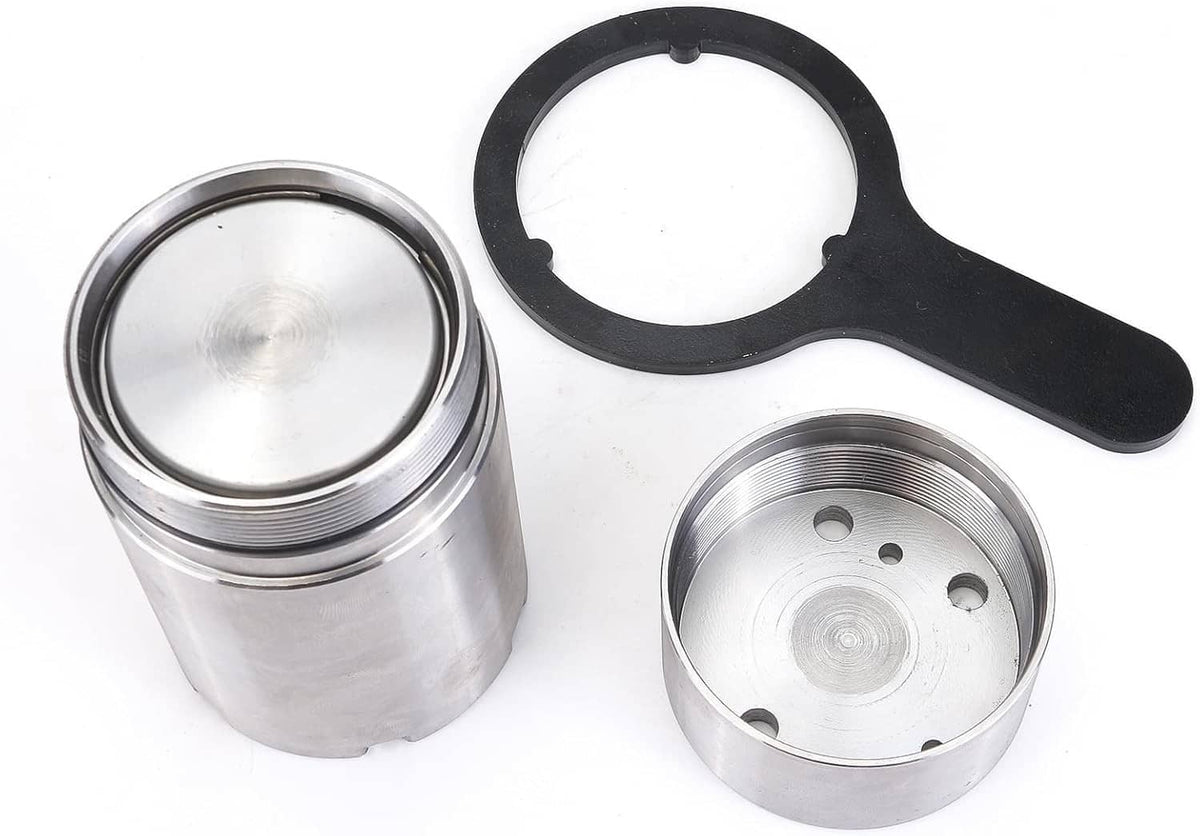 Transmission accumulator mechatronic repair kit: metal piston parts and black seal tool