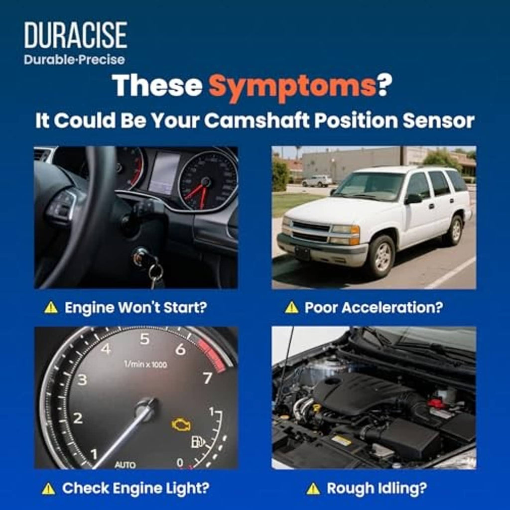 DURACISE symptoms graphic for camshaft position sensor