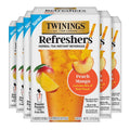 Instant herbal tea mix boxes, Peach Mango flavor, 5 packets