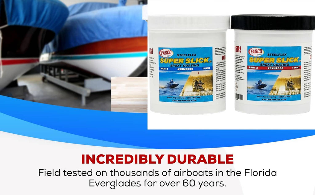 Two-part epoxy coating kit containers with black and white caps