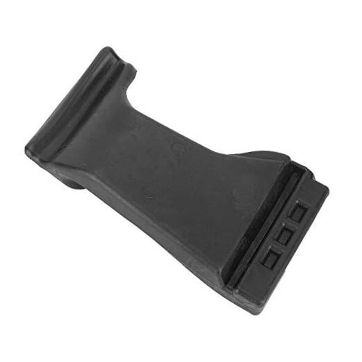 Universal tire changer duck head mount demount tool, dark rubber/plastic wedge tip