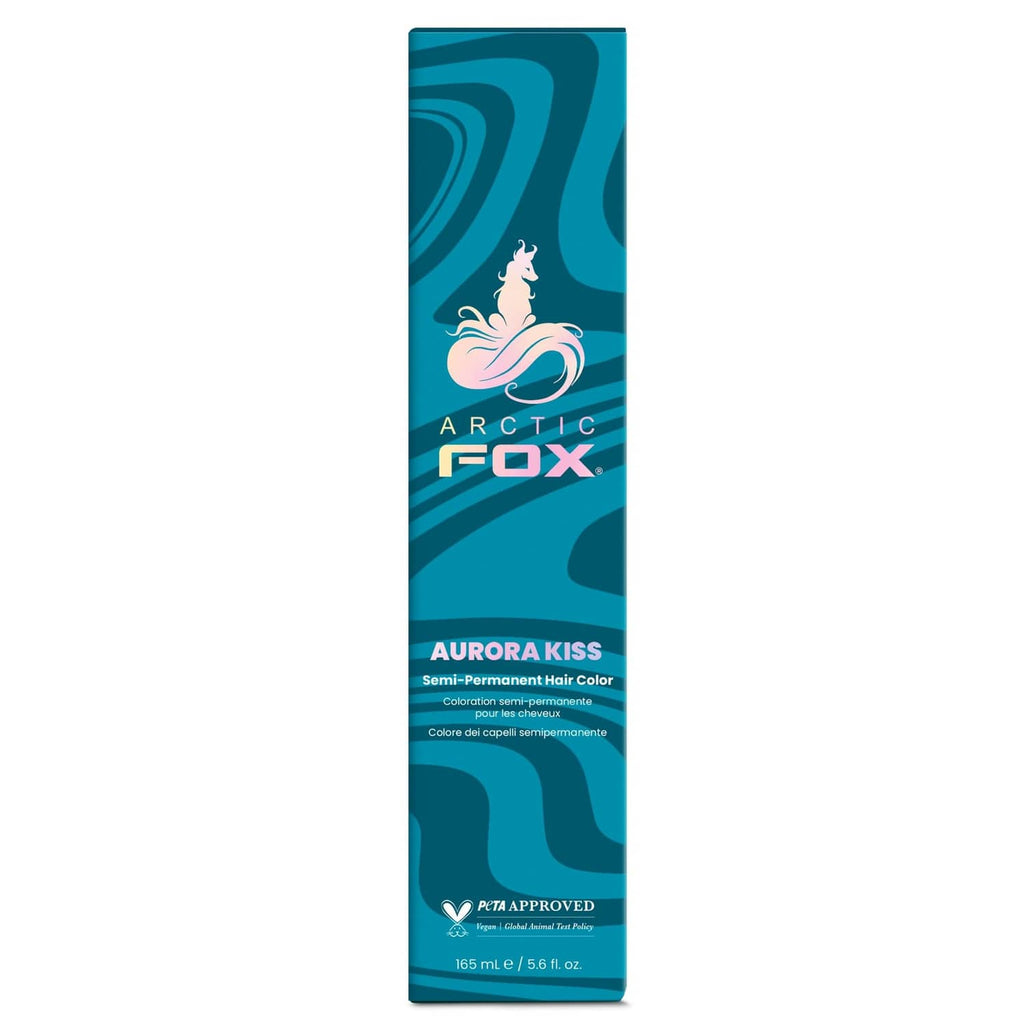 ARCTIC FOX semi-permanent hair dye bottle, teal AURORA KISS shade