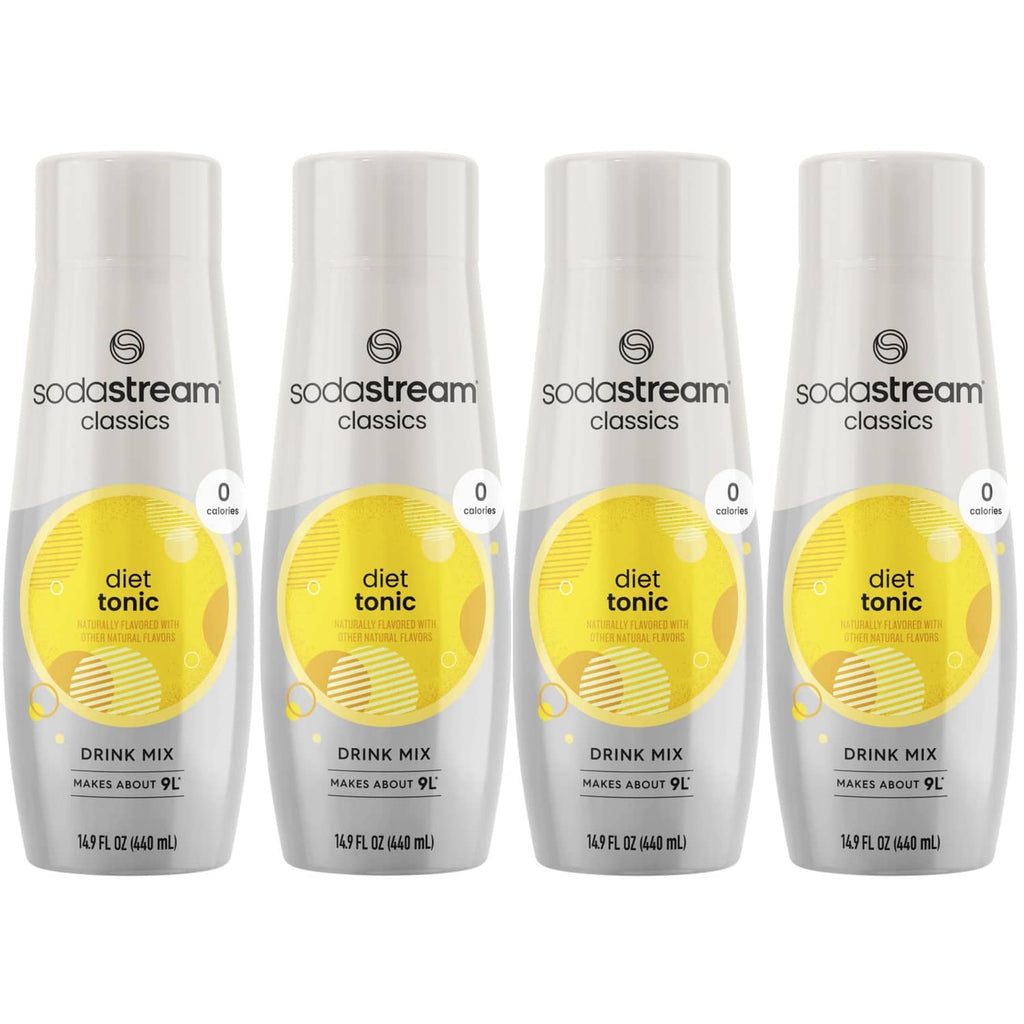 Sodastream Classics diet tonic drink mix 440 ml cans, 4-pack