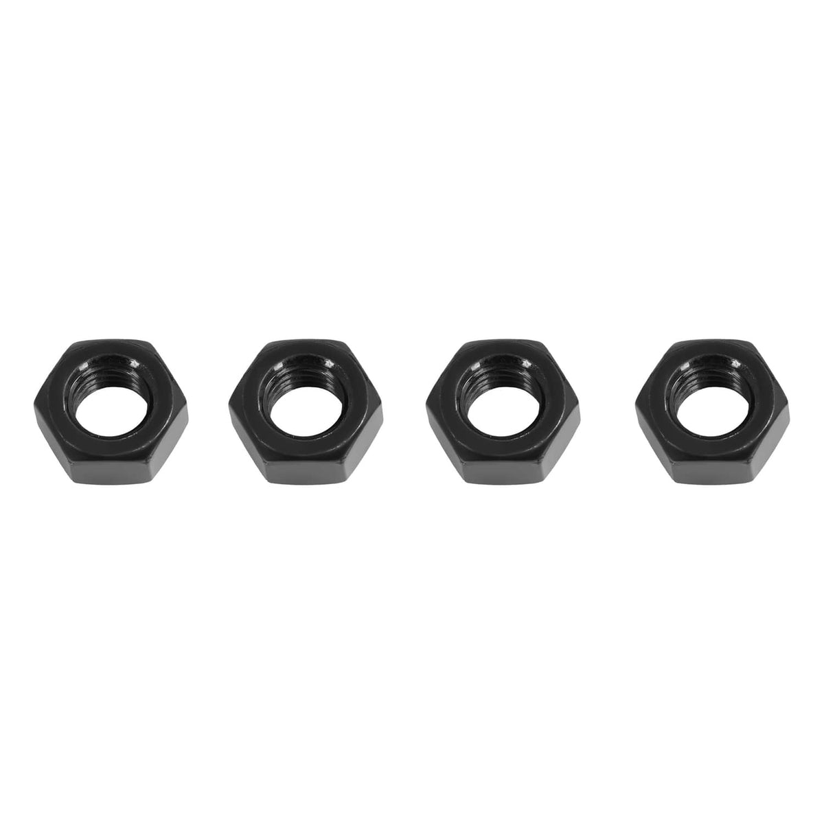 Heavy-duty nuts for leaf spring mounting, four hex pieces with threaded holes