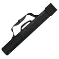 Black soft cue stick case bag with carry handle and adjustable shoulder strap