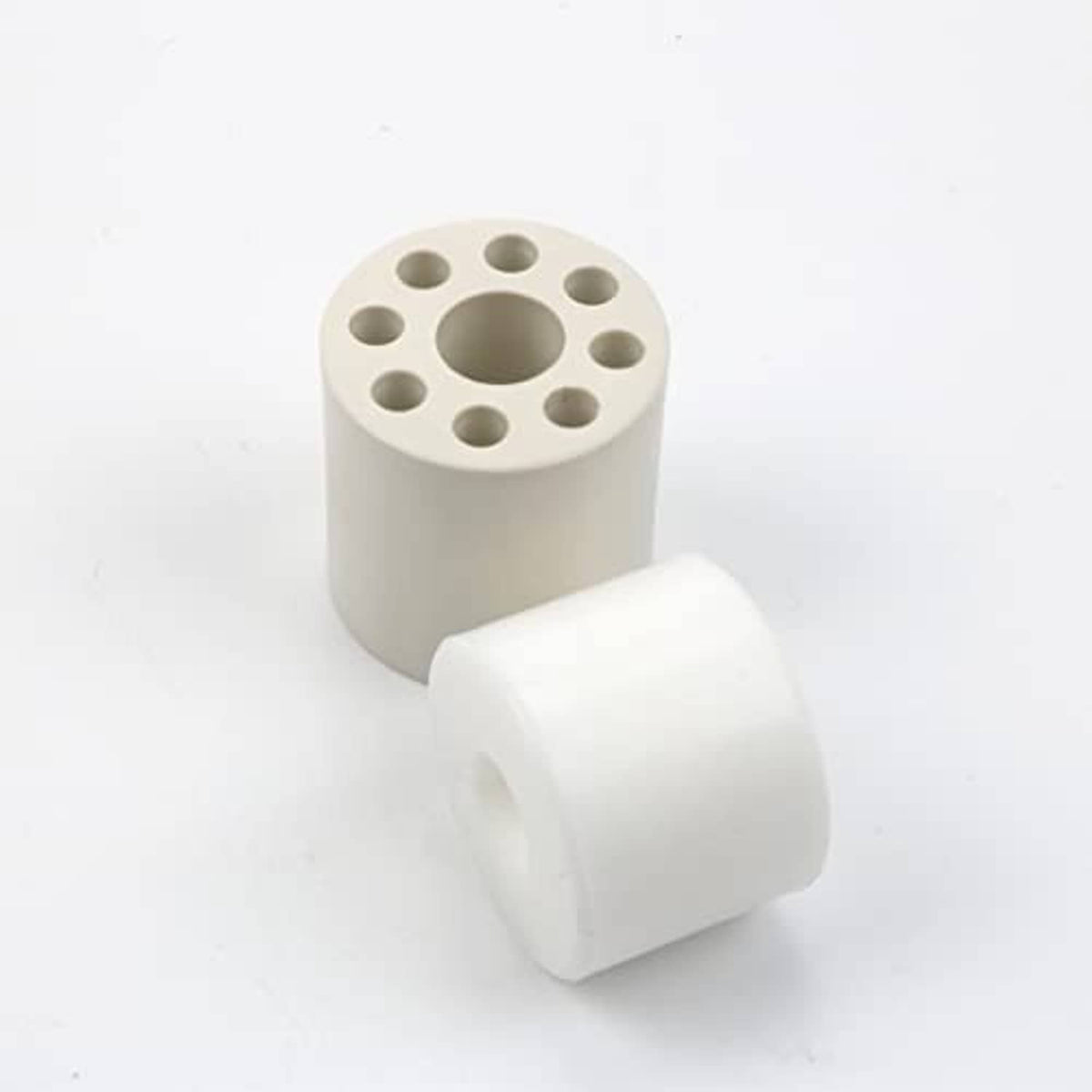 White spacer and insert for front storage rack latch hardware