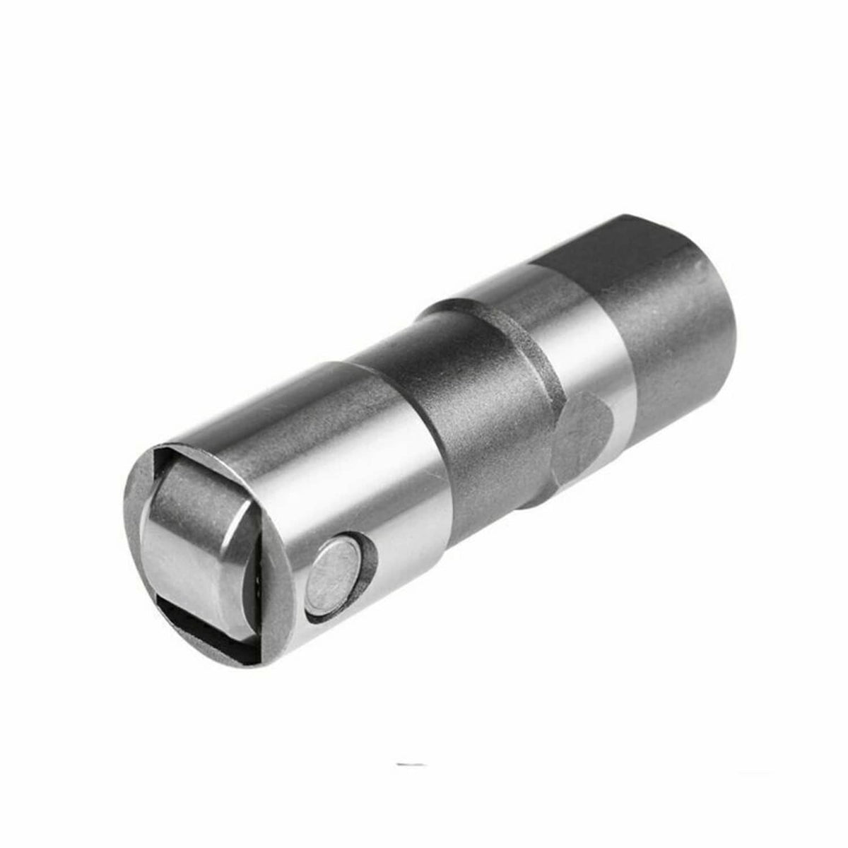 Single roller lifter component, silver steel body with hex-style drive end