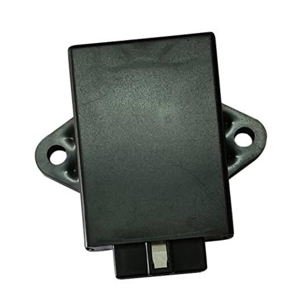 Motorcycle ignition module CDI unit with mounting bracket, dark green/black