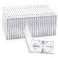 Clear single-CD jewel case stack, 10.4 mm standard CD storage