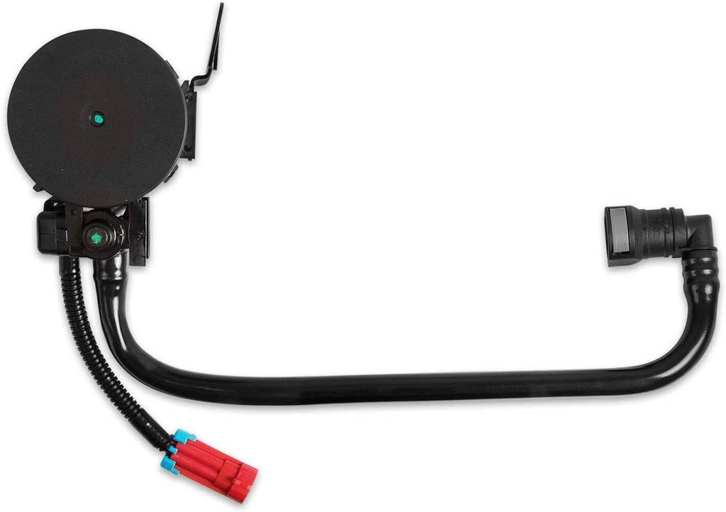 Vapor canister vent solenoid valve with round black housing and mounting bracket
