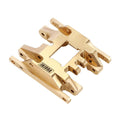 INJORA brass transmission skid plate mount for 1/18 RC crawler, metal bracket