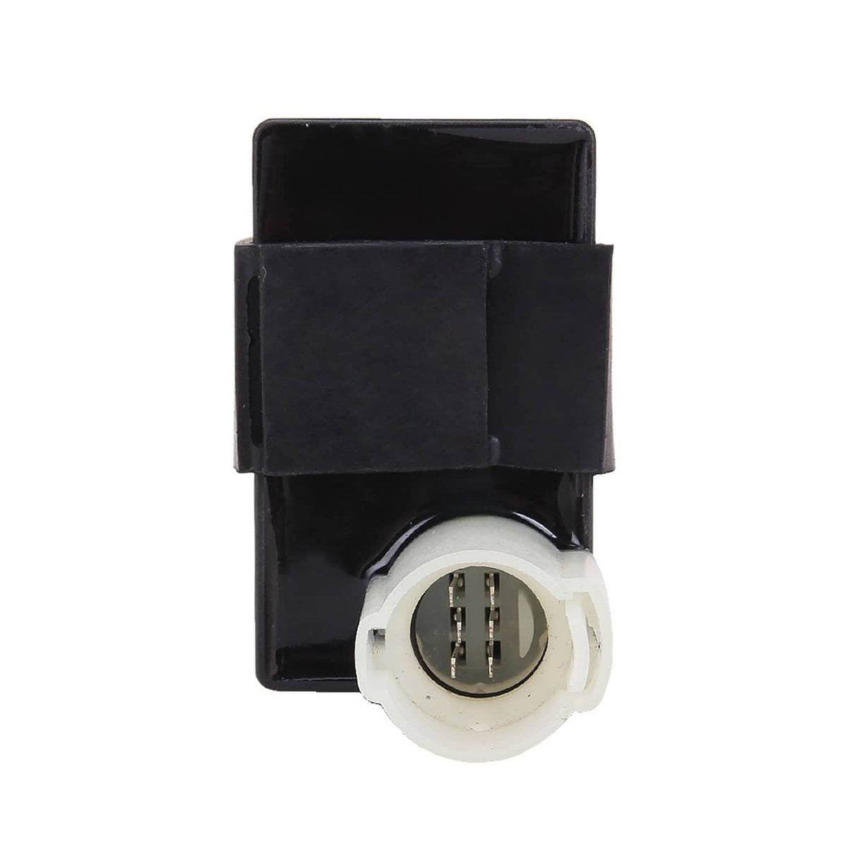 CDI ignition module with front 6-pin connector and black rectangular body